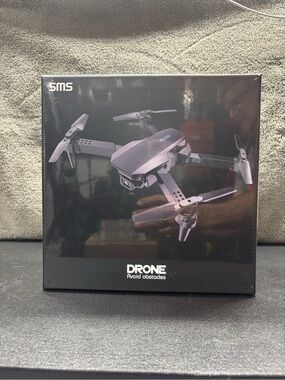SMS Foldable Camera Drone in Black